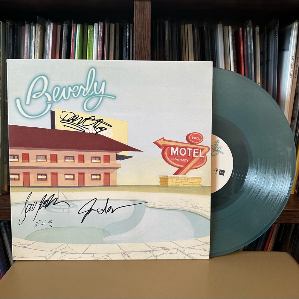 SIGNED Beverly Careers Blue Vinyl